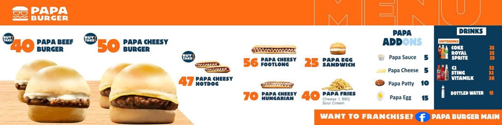 papa-burger-GSIS-Bacoor-menu